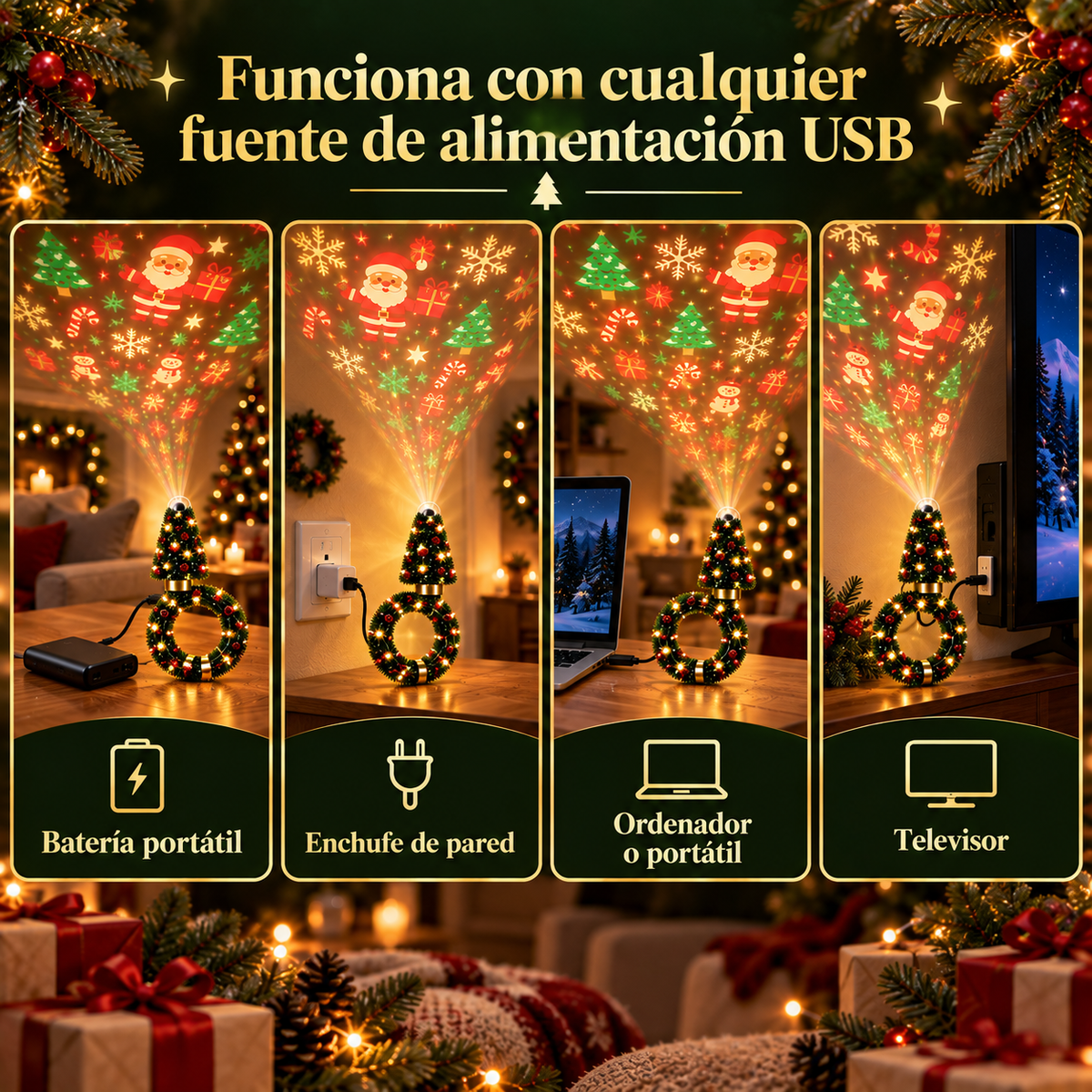 Proyector de Navidad