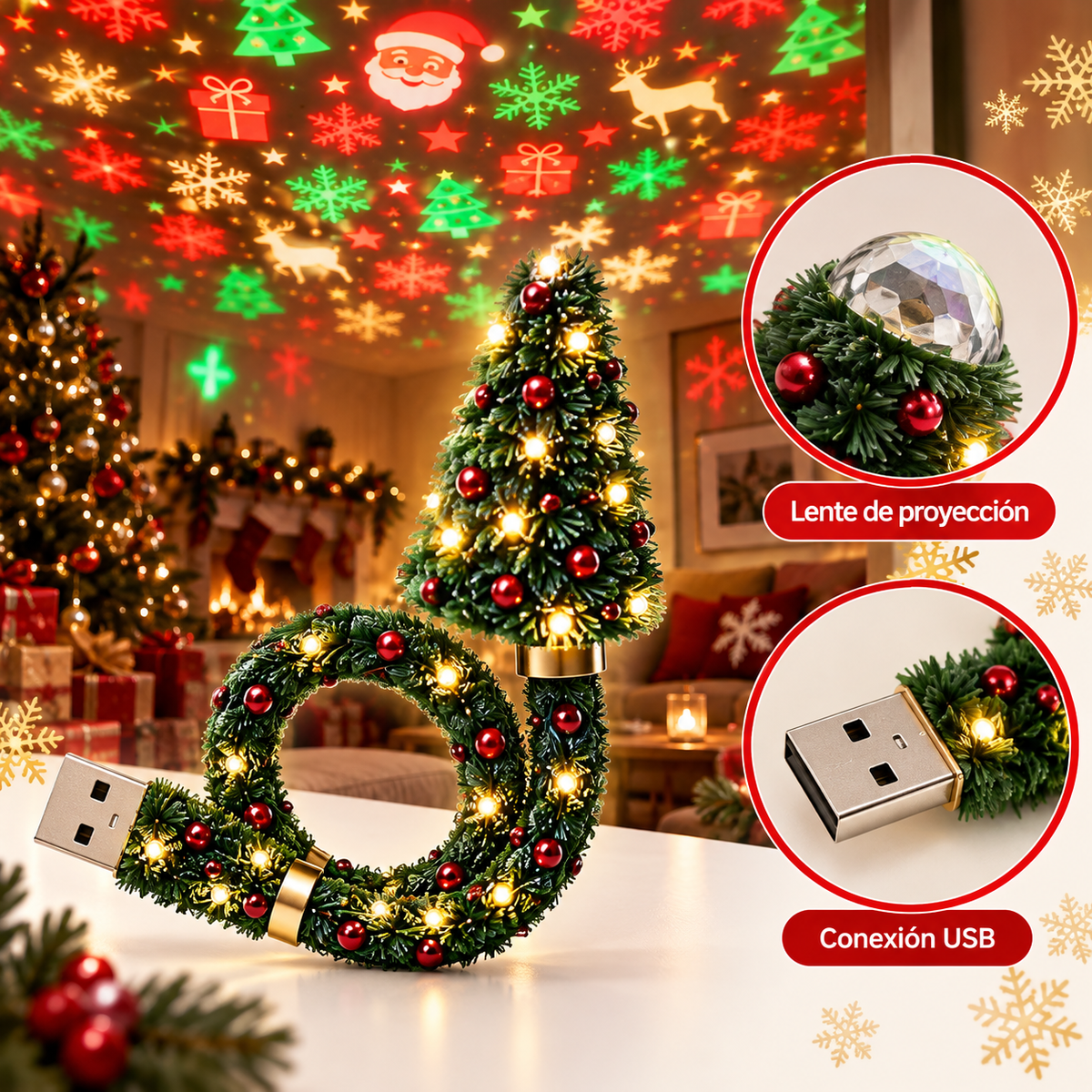 Proyector de Navidad